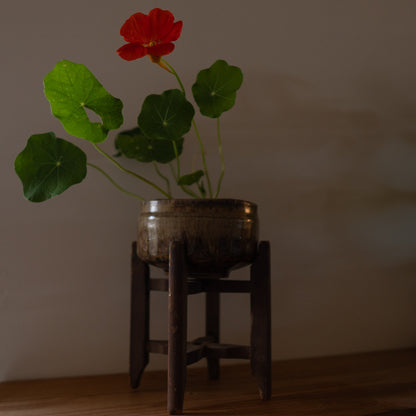 Vintage Japanese Wooden Spool Itomaki - Stand