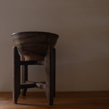 Vintage Japanese Wooden Spool Itomaki - Stand