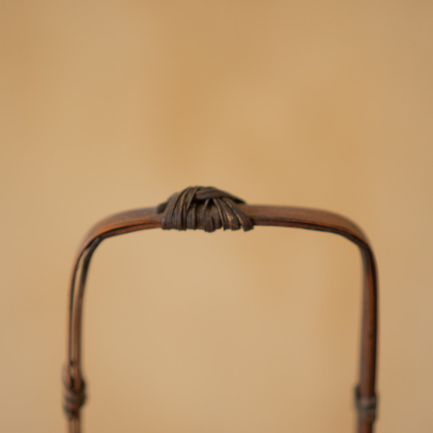 Vintage Japanese Tall and Narrow Bamboo Ikebana Vase