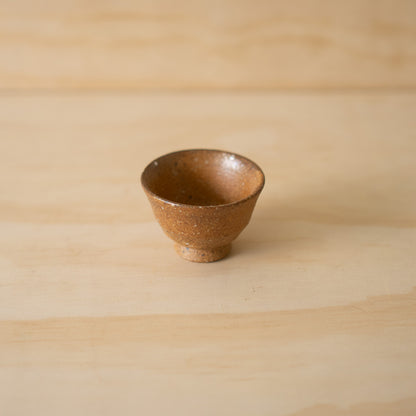 Vintage Japanese Bizen Sake cup - guinomi