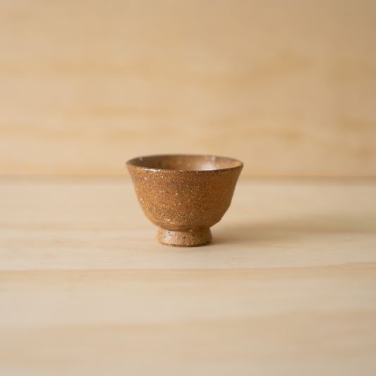 Vintage Japanese Bizen Sake cup - guinomi