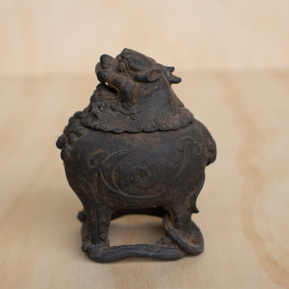 Antique Japanese Foo Dog Incense Burner