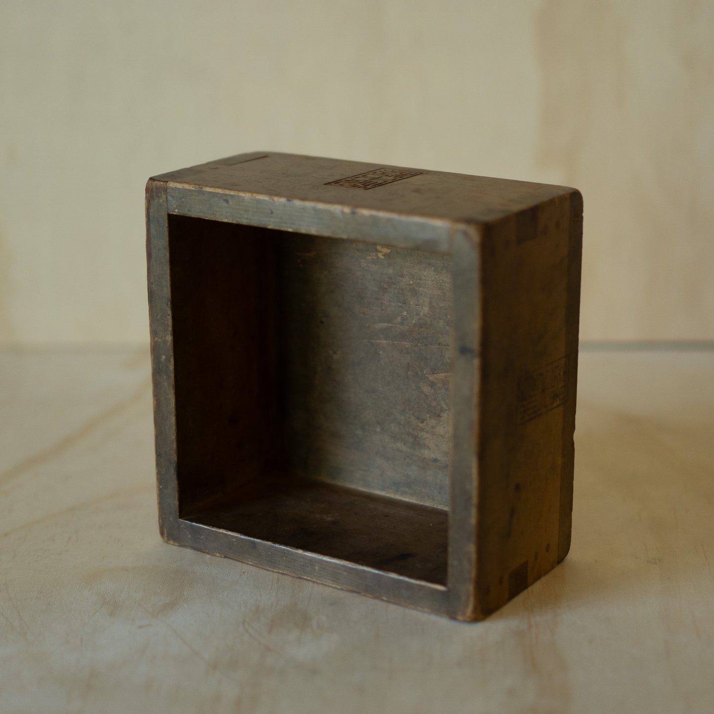 Antique Japanese Sugi Wood Masu Box Rice Measure - gogomasu