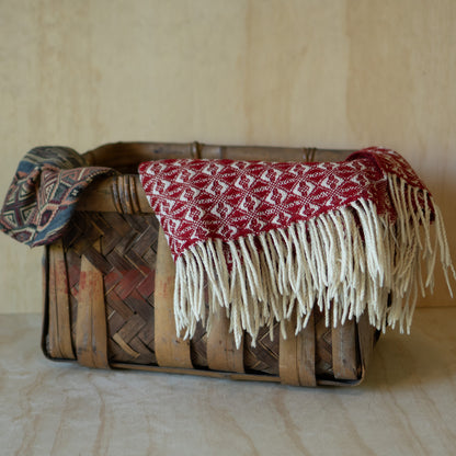 Antique Large Rectangular Harvesting Basket - shūkaku-kago