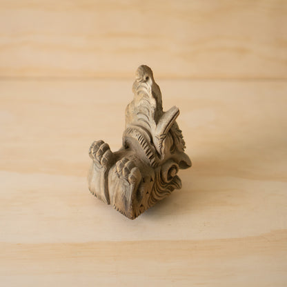 Antique Japanese Carved Temple Fragment of a Baku No. 1 - Dream Eater