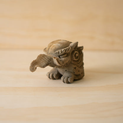 Antique Japanese Carved Temple Fragment of a Baku No. 1 - Dream Eater