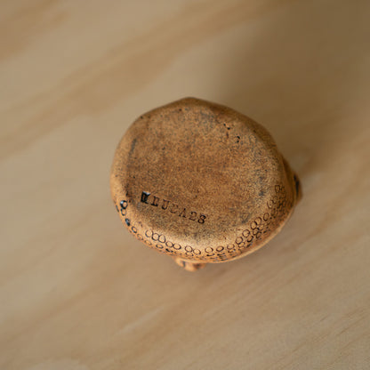 Vintage Japanese Jomon style Kogo Incense container