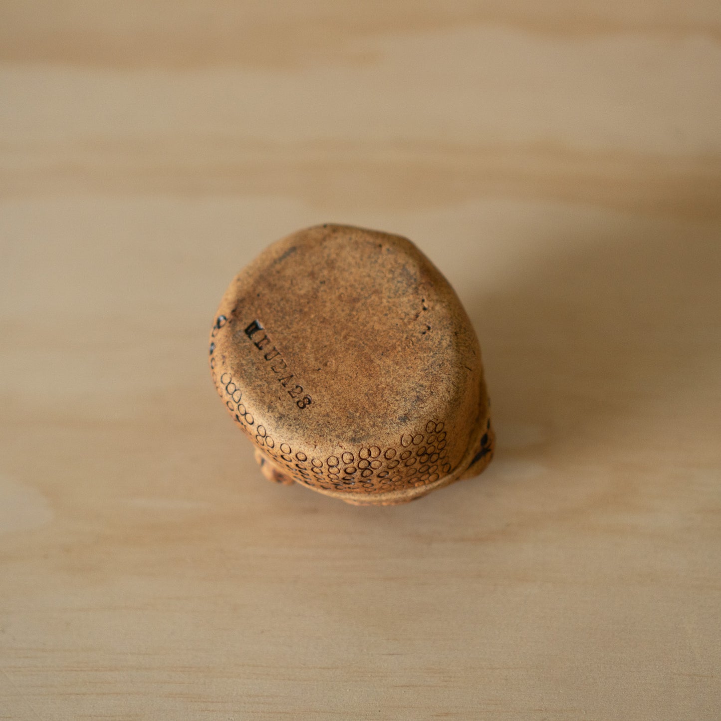 Vintage Japanese Jomon style Kogo Incense container