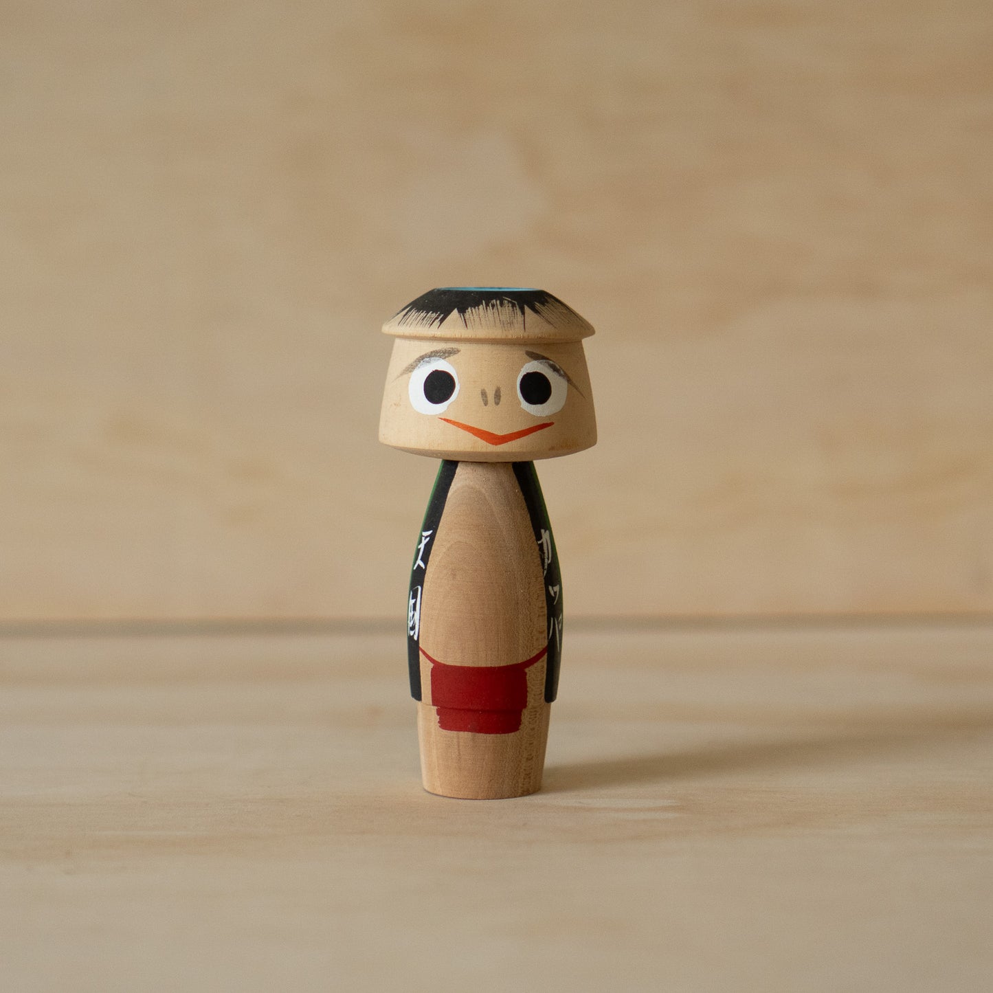 Vintage Japanese Wooden Kappa Yokai Kokeshi