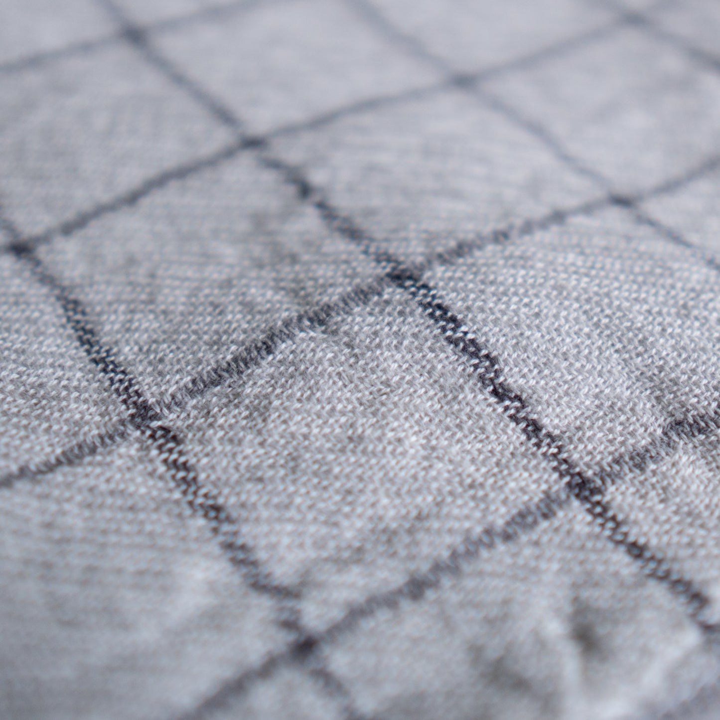 Kontex Graph - Organic Natural Dyed Cotton Face washer - Charcoal 33cm
