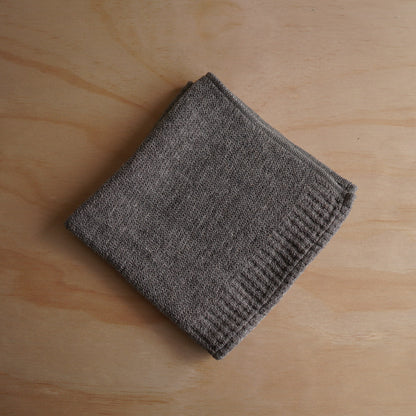 Kontex Japan - Lana - 100% Cotton Face washer - Grey 36cm