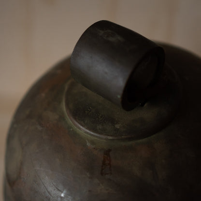 Antique Japanese Suzu Extra Large Bronze Japanese Shinto Temple Bell