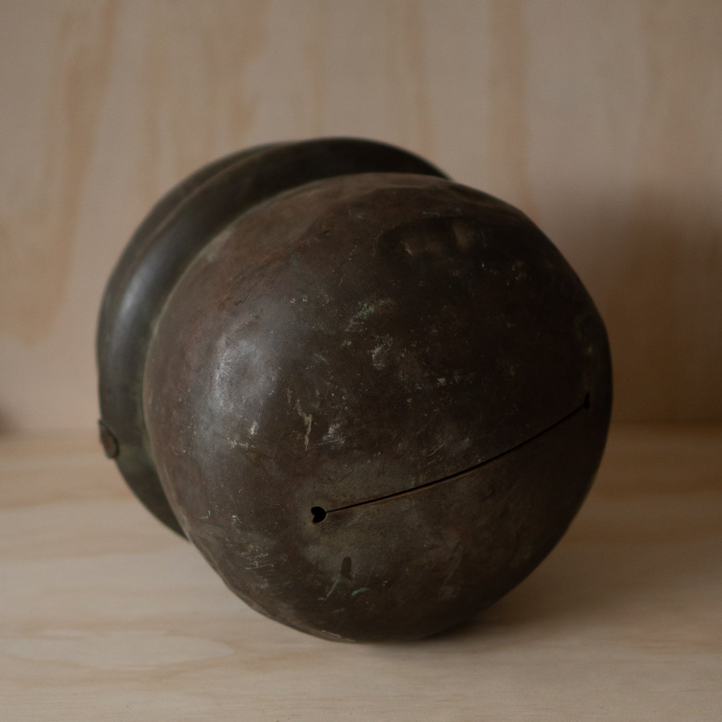 Antique Japanese Suzu Extra Large Bronze Japanese Shinto Temple Bell
