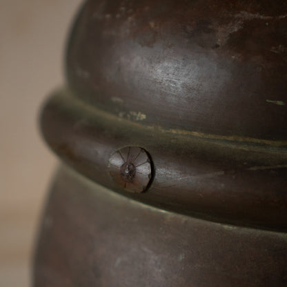 Antique Japanese Suzu Extra Large Bronze Japanese Shinto Temple Bell