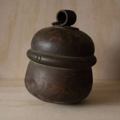 Antique Japanese Suzu Extra Large Bronze Japanese Shinto Temple Bell