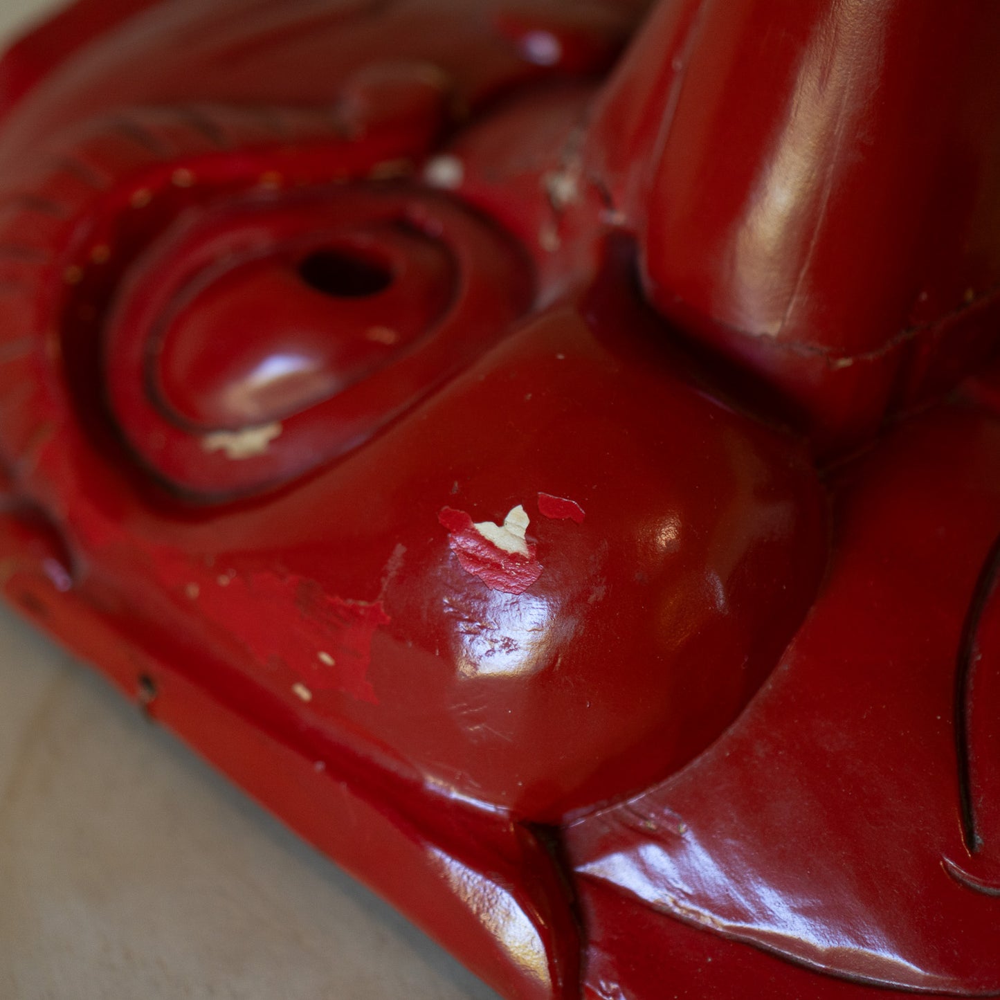 Vintage Extra Large Japanese Carved Wooden Tengu Mask
