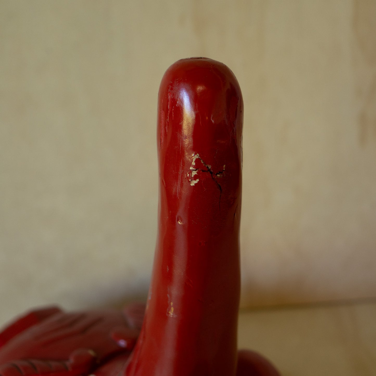 Vintage Extra Large Japanese Carved Wooden Tengu Mask