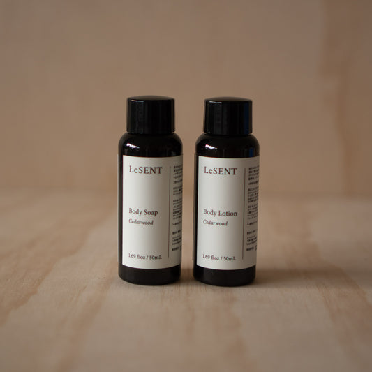 LeSent Japan - Cedarwood Travel Body Care Set