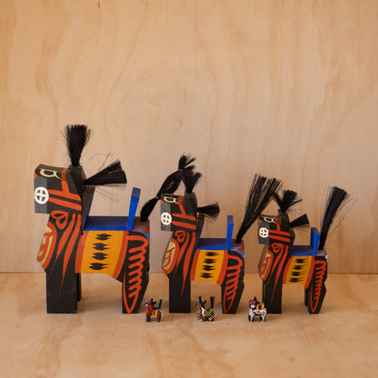 Vintage Japanese Folk Toy Horse - Miharu Goma - Extra Large