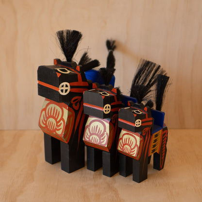 Vintage Japanese Folk Toy Horse - Miharu Goma - Extra Large