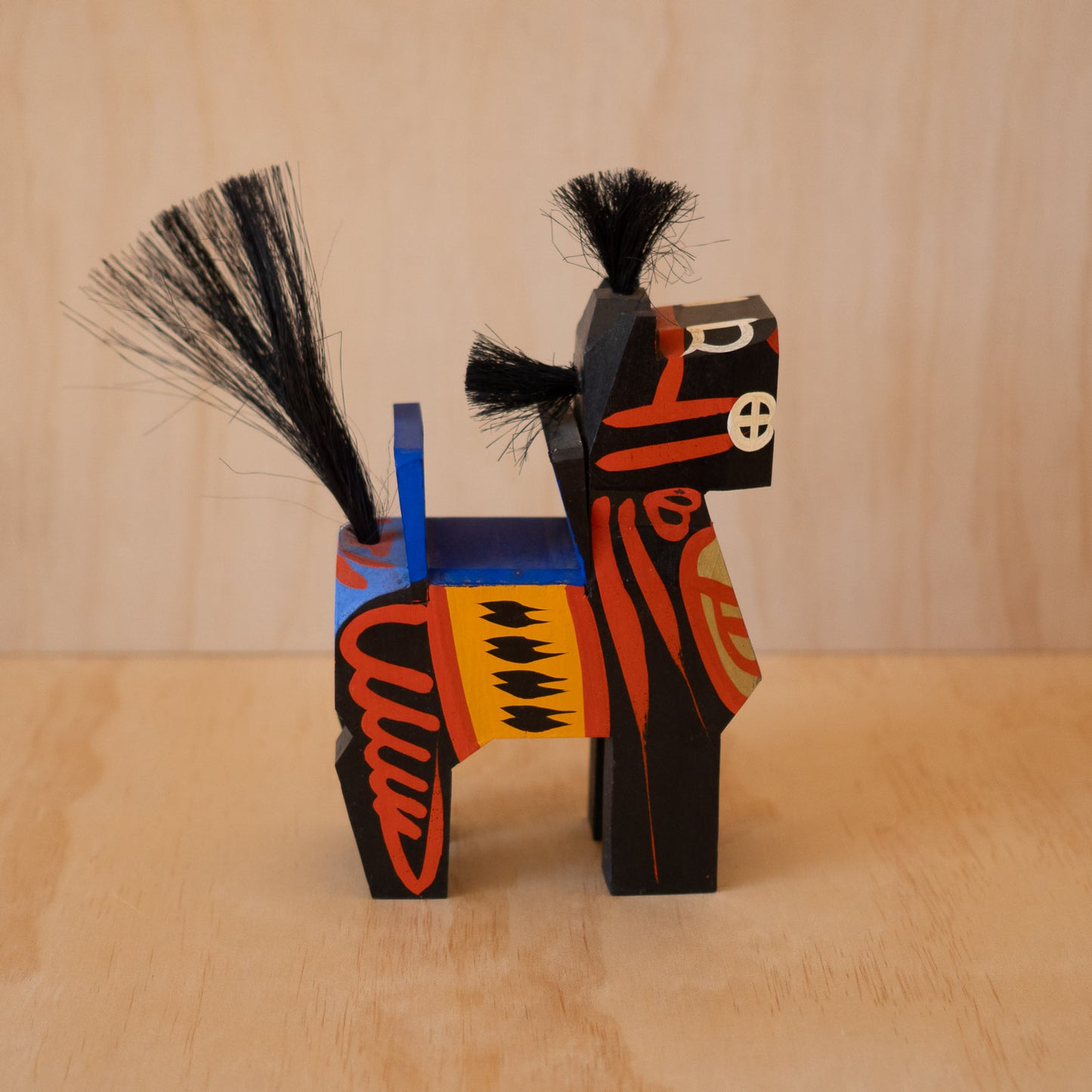 Vintage Japanese Folk Toy Horse - Miharu Goma - Large