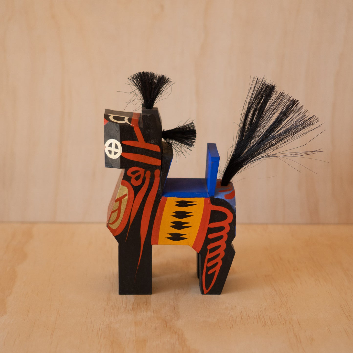 Vintage Japanese Folk Toy Horse - Miharu Goma - Large