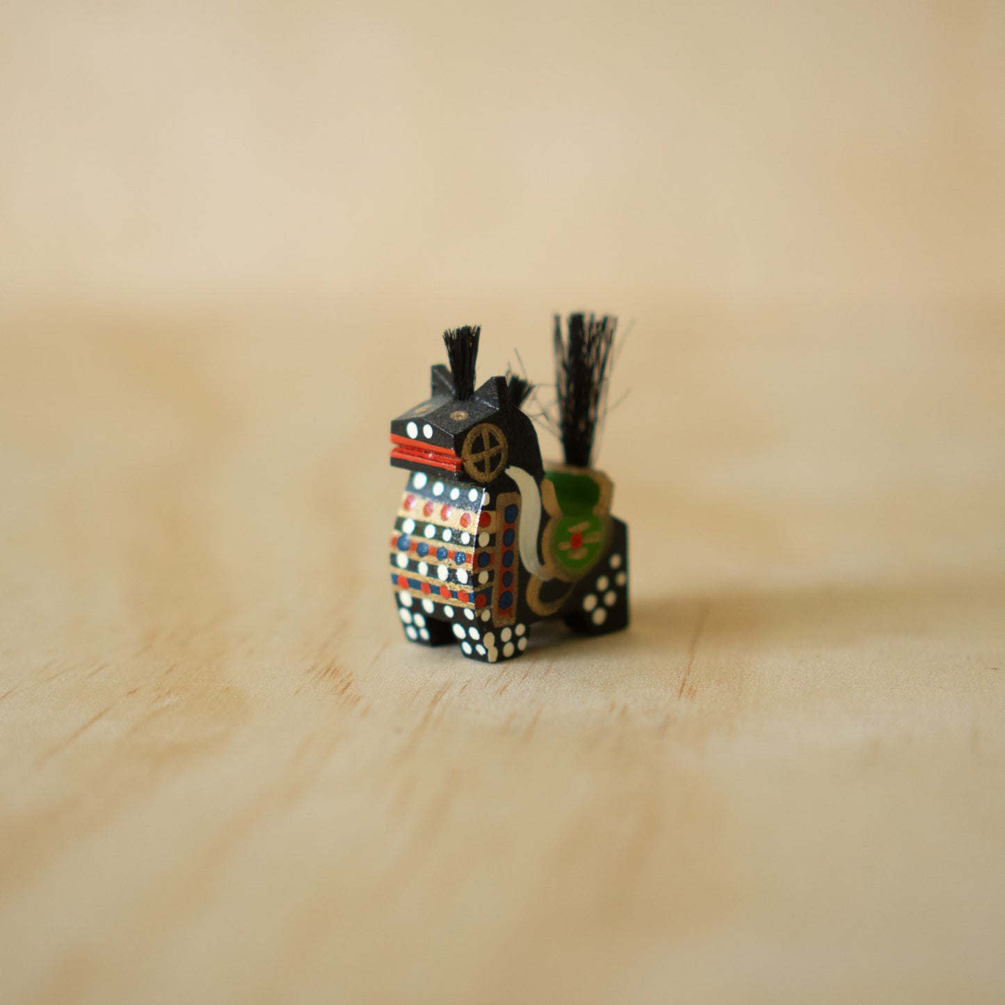 Vintage Japanese miniature Set of Miharu Goma Folk Horses