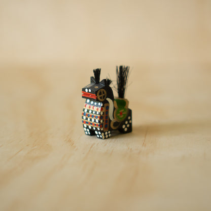 Vintage Japanese miniature Set of Miharu Goma Folk Horses