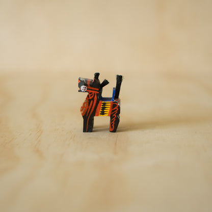 Vintage Japanese miniature Set of Miharu Goma Folk Horses