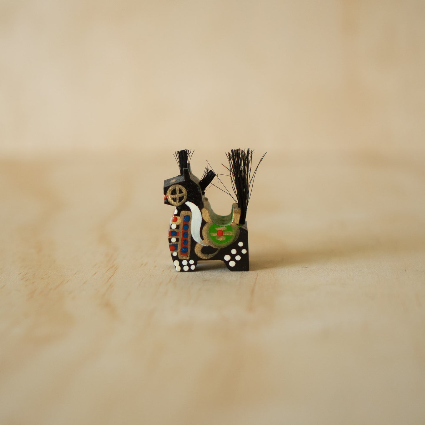 Vintage Japanese miniature Set of Miharu Goma Folk Horses