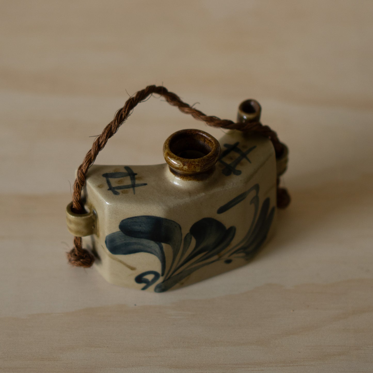 Vintage Japanese Showa Era Sueyoshi Okinawan Tokkuri Sake Bottle