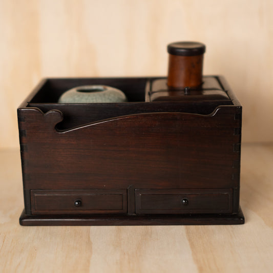 Fine Japanese Rosewood Tabako-bon - Incense box