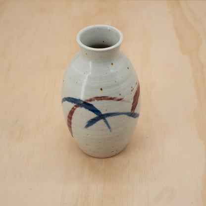 Japanese Ceramic Shigaraki Sake Bottle or Vase - Shimakichi Pottery Studio