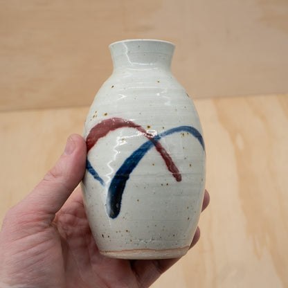 Japanese Ceramic Shigaraki Sake Bottle or Vase - Shimakichi Pottery Studio