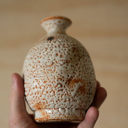 Vintage Japanese Shino Ceramic Vase
