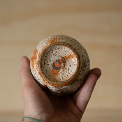 Vintage Japanese Shino Ceramic Vase