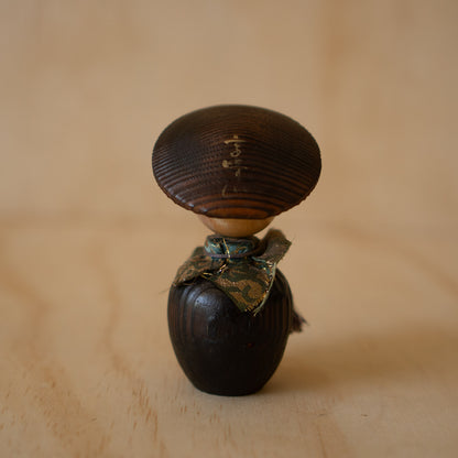 Vintage Japanese Folk Art -  Monkey in Tsubo Jar