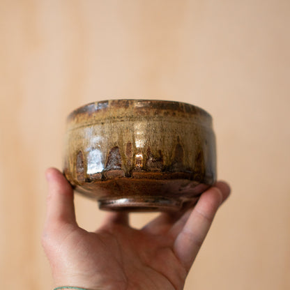 Japanese Ceramic Bizen Nagashi Chawan Matcha Bowl