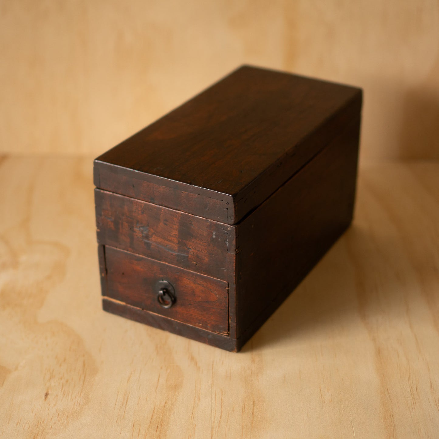 Antique Japanese Meiji Period Suzuri Bako Calligraphy box