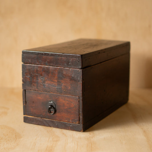 Antique Japanese Meiji Period Suzuri Bako Calligraphy box