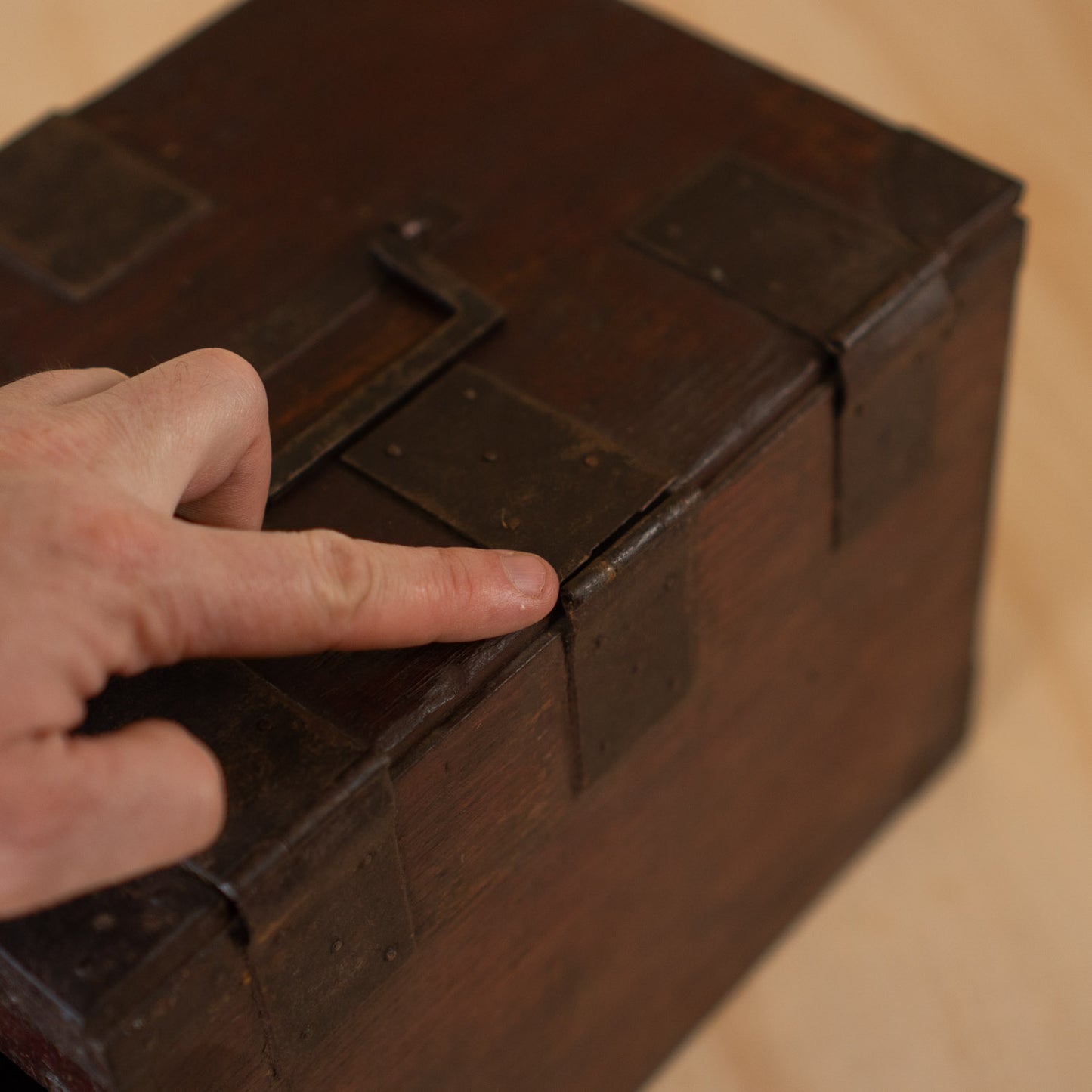 Antique Japanese 3 Drawer Suzuri Bako Calligraphy Box