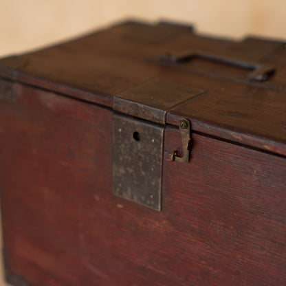 Antique Japanese 3 Drawer Suzuri Bako Calligraphy Box