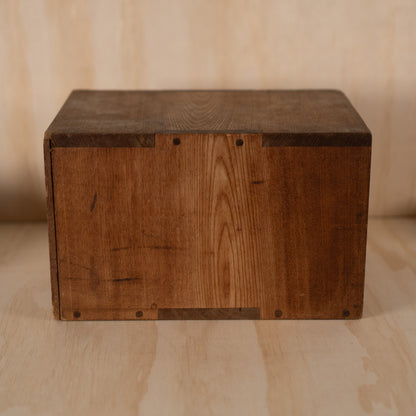 Antique Japanese Taisho period single draw ko-tansu merchant box