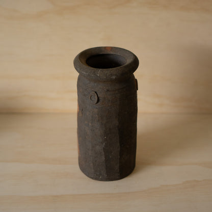 Vintage Japanese Ceramic Large Bizen Vase