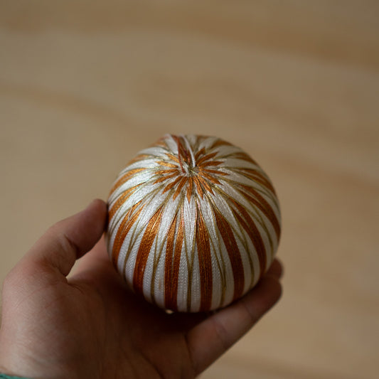 Vintage Japanese Temari Ball folk art hanging decoration - 2