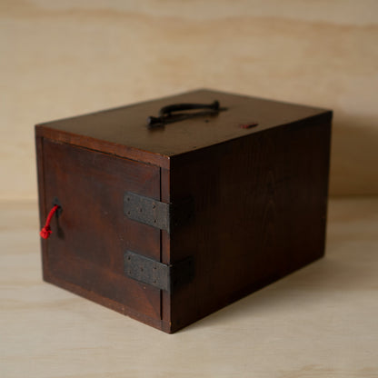 Antique Japanese Kodansu 2 Drawer Box "Umbrella Box No. 1"
