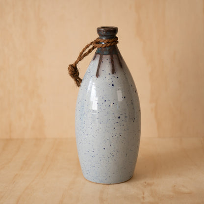 Vintage Showa Era Japanese Ceramic Tokkuri Sake Bottle - Demon Slayer!