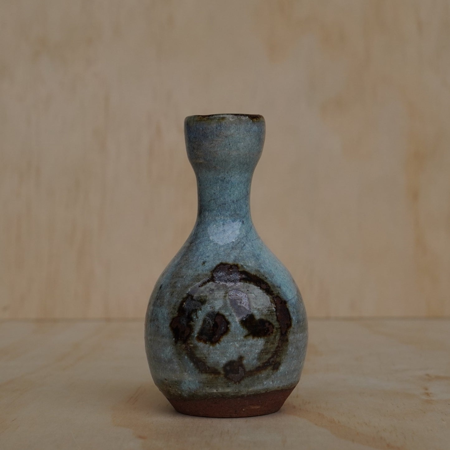 Vintage Japanese Ceramic Mingei Folk Art Tokkuri Sake bottle