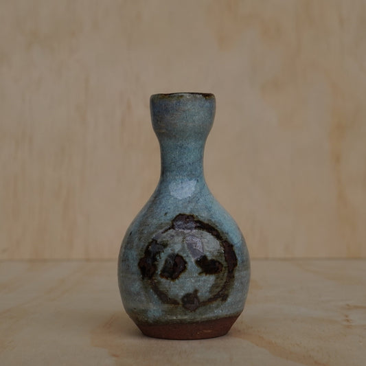 Vintage Japanese Ceramic Mingei Folk Art Tokkuri Sake bottle