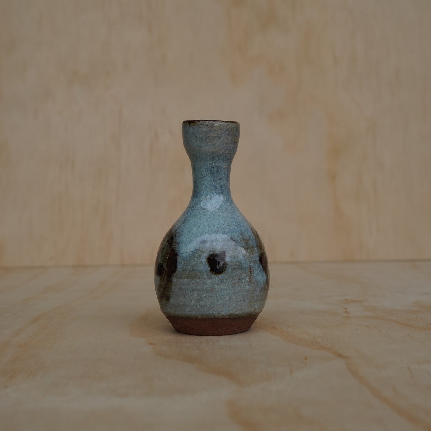 Vintage Japanese Ceramic Mingei Folk Art Tokkuri Sake bottle